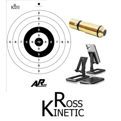 Cible Ross Kinetic avec Laser 9mm - L'Alliance Parfaite de la Précision et de la Technologie (Gamme de remplacement des STRIKEMAN)